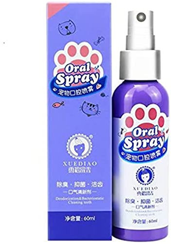 Haustier-Zahnreinigungsspray Haustier-Atemerfrischer Mundspray Tragbares Haustier-Zahnreinigungs-Mundwasser Haustier-Atempflege-Reiniger Zahnfleisch und Mundgesundheitspflege für Hund und Katze