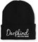 tshirtladen Dorfkind und stolz drauf Statement Wintermütze lustige Mütze für Damen und Herren, Farbe: Black