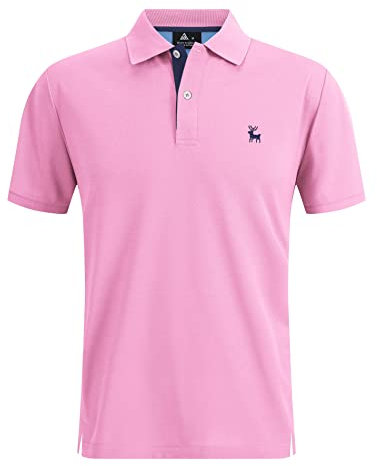 SwissWell Polo pour Homme Manches Courtes Golf Polo Léger été Chemises Respirantes T Shirt Séchage Rapide
