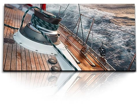 Paul Sinus Kunstdruck Bilder 120x60cm Segelschiff Segeljacht Segeln Meer Ozean