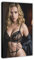 EYEZER Scarlett Johansson Promi-Poster, Leinwand-Poster, Wandkunst, Dekor, Bild, Gemälde für Wohnzimmer, Schlafzimmer, Dekoration, Rahmenstil, 50 x 75 cm