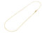 Vintageparts Schlangenkette 1 mm aus 304 Edelstahl in goldfarben 45cm 1 Stück zum Schmuck selber Machen
