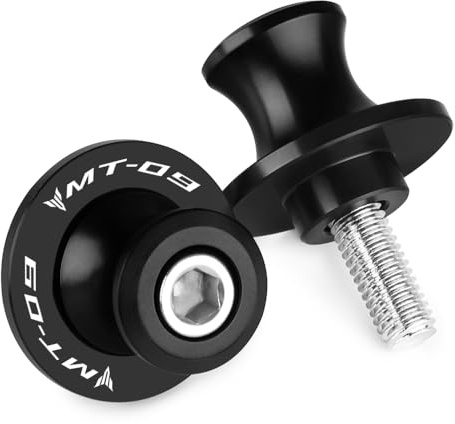 TREONK M6 Ständeraufnahme - Montageständer Adaptr Motorrad Prismabuchsen Bobbins Kompatible für MT09 MT-09 MT 09 2015-2024 2025