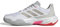 adidas Women's Courtjam Control 3 Tennis Shoes, Cloud White/Iron Metallic/Lucid Red, 8 UK