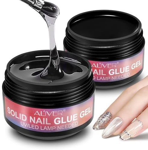 Gel De Uñas Sólido, Gel De Construcción De Uñas No Pegajosas, Gel De Arte De Uñas Fuertes De Extensión, 15 Gramos De Esmalte De Uñas Exprimido, Acrílica Súper Ultravioleta, Esmalte De Uñas Fuertes