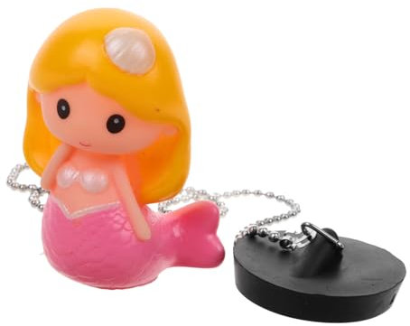 OSALADI Bathtub Stopper Mit Kette Farbenfroher -waschbeckenstöpsel Für Badewanne Und Spüle Vielseitiger Abflussstopfen Für Badezimmer Und Küche Einfach Zu Reinigen Und