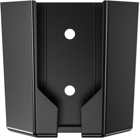 Router Wall Mount Bracket Kit Compatible with StarLink Mesh Router V2, ABS Stability Mount for StarLink Internet Kit & Ethernet Adapter, Satellite Bracket Holder for Secure (Black)
