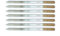 7 Extra Wide Skewers 23-Inch Long,1 inch Wide BBQ Skewers Large 60cm 23mm Stainless Steel Kebab Skewers,Metal Skewers for Koobideh/Persian/Armenian/Turkish Style BBQ