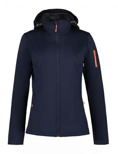 ICEPEAK Bridgewater Softshelljacke Damen mit Kapuze