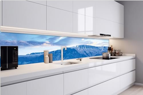 Dimex Self-Adhesive Film for Kitchen Splashback, Reykjavik Island, 420 x 60 cm, Adhesive Film, Decorative Film, Splash Guard for Kitchen, Made in EU