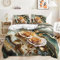 Bettwäsche 135X200 Goldene Rose Microfibre Winter Bettwäsche Weich 3Teilig Bettbezug,Kuschel Bettwäsche Mit Kissenbezug Bügelfreie Bettwäsche,Bettdecke135X200 Duvet Cover
