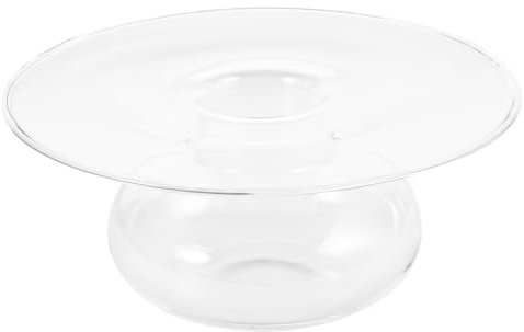PRETYZOOM Bol De Service Verre Décoratif Chapeau De Boisson Cocktail Plat Accessoire Vaisselle Verre Fruit Décor Table Couverture