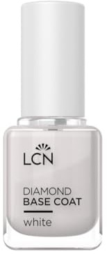 LCN Diamond Base NEU, 8 ml, weiß - Speziallack zur Stärkung des Naturnagels mit echtem Diamantstaub
