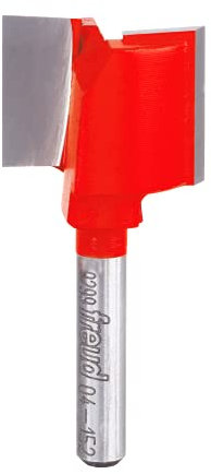 Freud 1 (Dia.) Double Flute Straight Bit with 1/4 Shank (04-152)