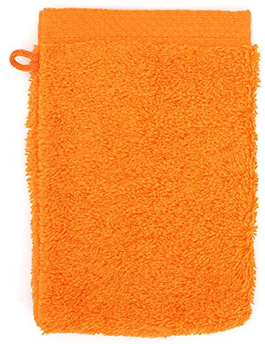 Linnea Gant de Toilette 16x21 cm Pure Orange 550 g/m2