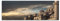 Paul Sinus Art Panoramabild auf Leinwand und Keilrahmen 150x50cm Istanbul Moschee Wolken Sonnenuntergang