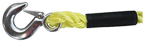 AUTONIK Abschleppseil bis 3000 kg, 4 m, Haken, Gelb
