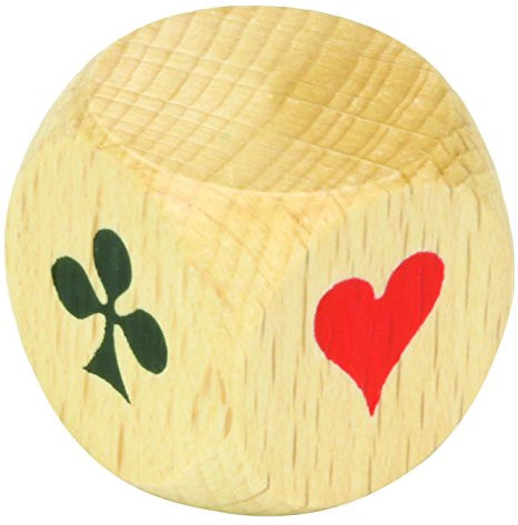 JEUJURA De de Belote dAtout en Bois