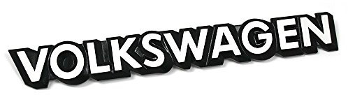 321853685CQK6 Schriftzug hinten Heckklappen Emblem schwarz weiß Retro Classic