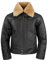Noble House Stuka Mocca Herren Fliegerjacke Lederjacke Schaffell (XL)
