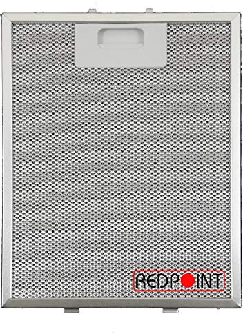 REDPOINT® FILTRO ALLUMINIO per CAPPE ELICA,TURBOAIR,WHIRLPOOL mm.219 x 269 x 9