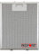 REDPOINT® FILTRO ALLUMINIO per CAPPE ELICA,TURBOAIR,WHIRLPOOL mm.219 x 269 x 9