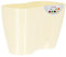 KADAX Flowerpot per interno, orchidee, fiori, piante, davanzale, fioriera, vaso di orchidee, plastica, fioriera moderna, vaso di fiori (23,5 x 12 cm, crema)
