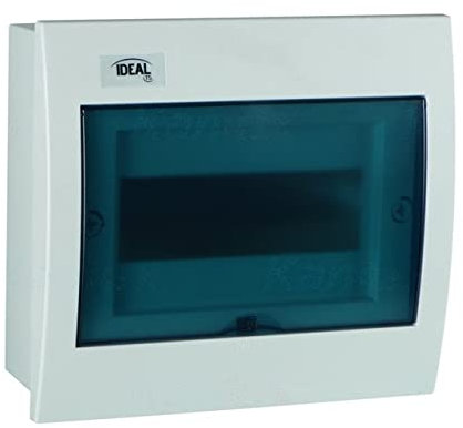 Tableau Électrique encastrable Blanc/bleu 8P Modules