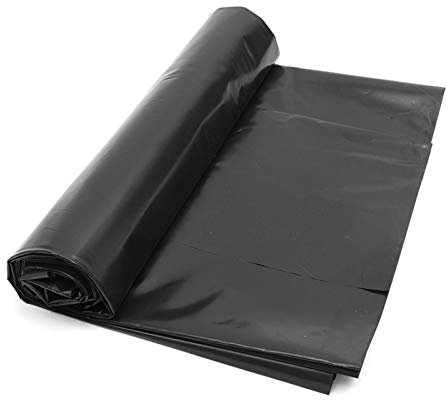 æ— Teichfolie für Teiche, 1,2 m x 2,5 m, HDPE-Teichfolie, Teichhaut, schwarze Teichfolie für kleine Teiche, Fischteiche, Gartenbrunnen