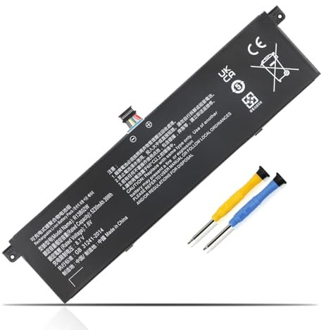 K KYUER 39Wh R13B02W R13B01W Laptop Akku für Xiaomi Mi Notebook Air 13.3 2018 Notebook Replacement Battery Compatible with Xiaomi Mi Laptop Air 13 2018 13.3-inch Series R13B02W 7.6V 5320mAh