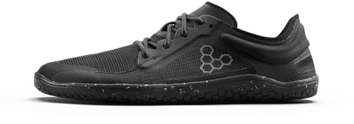 Vivobarefoot Primus Lite 3.5 Barfotaskor för män | Bygg styrka, balans och rörlighet | Lätta skor för träning och löpning | Bred passform och barfotakänsla | Veganska, Obsidian, EU 45/US 12