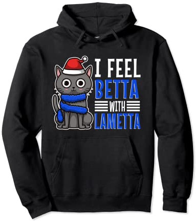 I feel Better with Lametta Pullover Hoodie