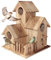 Vogelhaus Nistkasten, Nistkasten Vögel, Nistkasten Wellensittich Vogelhaus Balkon Bausatz Vogelhaus, Nistkasten Bausatz Für Meisen Und Starenkasten, Nistkästen Futterhaus Für Vögel Und Spatzen (B)
