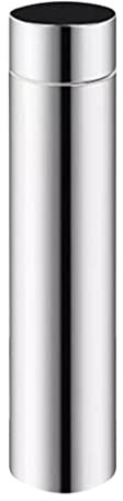 0℃ Outdoor Ofenrohr Verlängerung Rauchrohr Kaminrohr Stahl Rohr Abgasrohr Heizung Abzugrohr im Durchmesser Ø125mm/Ø150mm für Vent Smoke & Exhaust, Campingzubehör,Silber,D 125mm