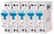 EATON 264747 PLG4-C20/1N - DISJONCTEUR MODULAIRE PH/N - Blanc - MANETTE BLEUE - 1P+N / 20 A - COURBE C - Raccordement à vis - 5 disjoncteurs