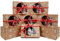 AWCIGG 12 Stück Weihnachten Keksschachtel Geschenk Verpackung Boxen Weihnachten Papier Karton Pralinenschachtel Leer mit Sichtfenster Bänder und Oilpaper für Cookie Keks Plätzchen Christmas