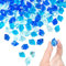 VIEVRE 100 Stück Edelsteine für Kinder,Edelsteine Kinder,Glassteine Blau,Deko Kristallsteine,Edelstein Kinder,Acryl Diamanten Kinder,Blau Diamanten Deko,Muggelsteine Bunt Kinder,Diamanten Kinder