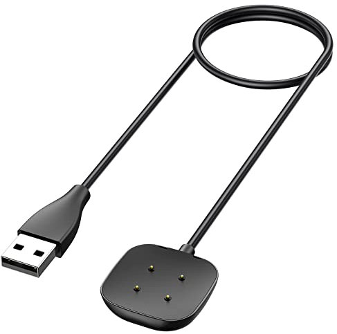 Ladekabel für Fitbit Sense/Sense 2/Versa 3/Versa 4, Ersatz-USB-Ladekabel, magnetischer Dock-Ständer für Sense/Sense 2/Versa 3/Versa 4 Smartwatch (50 cm)