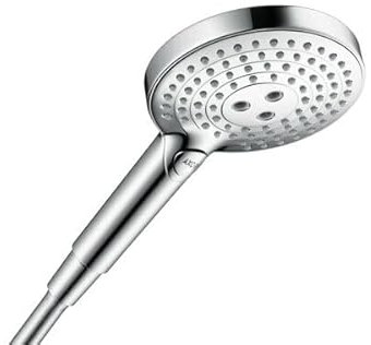 hansgrohe Handbrause Axor innenl. WF, 120mm, 3jet, Edelstahl-Optik