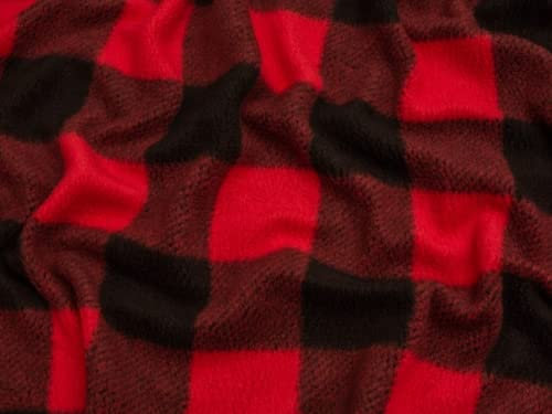 Minerva Sherpa-Fleece-Fellstoff, Meterware, Rot
