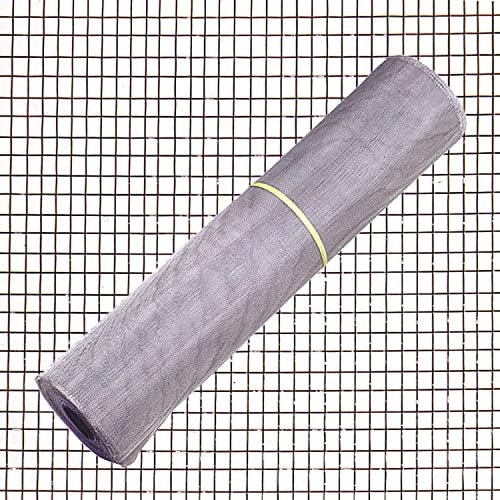 WOLFPACK LINEA PROFESIONAL 01191810 Tessuto zanzariera Alluminio 18 x 14/100 Rotolo 30 Metri, Multicolore