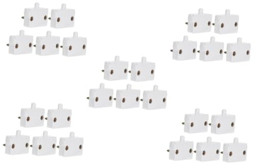 Gadpiparty Tür 25 Stk Netzschalter Schranktür Lichtschalter Led-leuchten Mit Bewegungssensor Lampe Klatsch An Klatsch Aus Lichter Beleuchtung Für Schränke Ohne Strom 1a Automatisch Weiß Abs