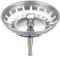 HUAERSICO Cesta Colador Acero Inoxidable 82mm,Universal Fregadero,Colador Fregadero con FuncióN TapóN,Colador DesagüE Fregadero Cocina Regulable En Altura,para Fregadero Blanco Recambio