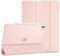ProCase Funda para iPad Pro 13 2024 (M4), Carcasa Protectora Trasera Translúcida Ligera Tapa Inteligente con Portalápiz para 2024 iPad Pro 13 Pulgadas -Rosa