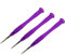 Lot de 3 tournevis Tri Wing Y0 de 2,0 mm en forme de Y pour Nintendo Switch, Wii, NDS, NDSL, DS Lite, GBA, Gameboy Advance, MacBook Pro