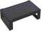 vidaXL Couchtisch, Beistelltisch mit Infinity-LED, Sofatisch Kaffeetisch für Wohnzimmer, Teetisch Wohnzimmertisch, Schwarz Holzwerkstoff Glas