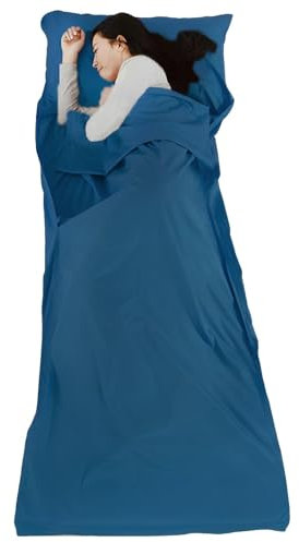 QXCFTW 75x210cm Sleeping Bag Liner, Sleeping Bag Liner, travel blanket Sheet Sleeping Bag, Sleeping Bag Liner Lightweight, Lightweight Sleeping Bag for Camping Hostels Picnic Hiking