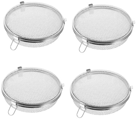MAGICLULU 4 Stück Aufbewahrungskorb für die Spülmaschine Aufbewahrungskorb für Backutensilien Metallnetzkorb für Geschirrspüler Spülmaschinenkorb für Kleinteile Universal-Geschirrspülkorb