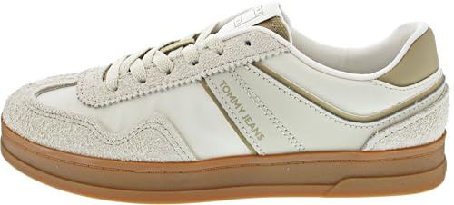 Tommy Jeans The Greenwich Mix Media Sneaker Low Beige