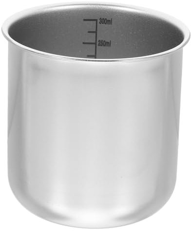Cabilock Tasse à Mesurer Acier Inoxydable avec Graduation Récipient à Riz Pratique pour Cuiseur Capacité pour Cuisine et Usage Commercial